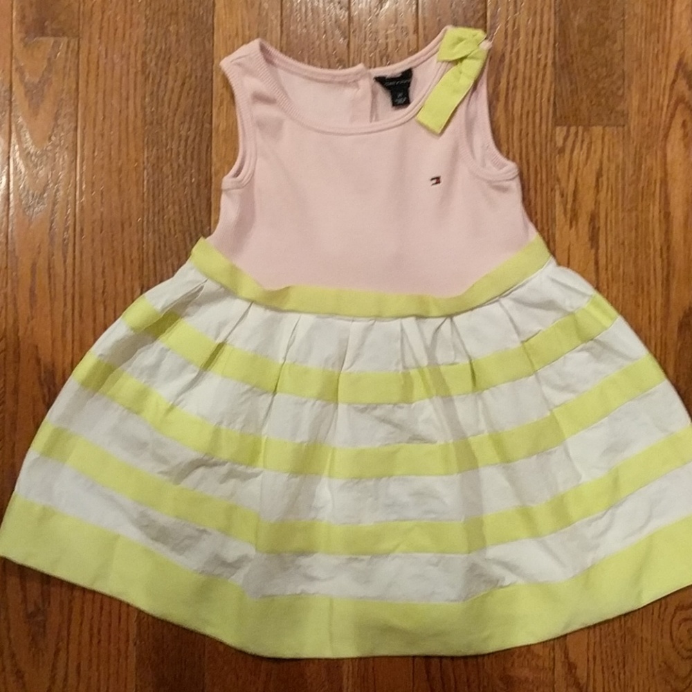 Girls tommy Hilfiger ribbon dress
